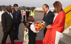 Felipe Calderón y su esposa Margarita Zavala