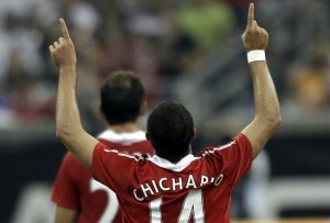 Entró al 80 y anotó nueve minutos después.