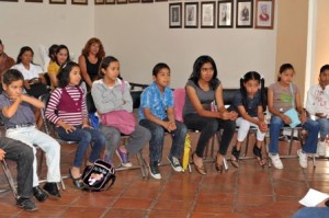 Niños y niñas de diversas agencias