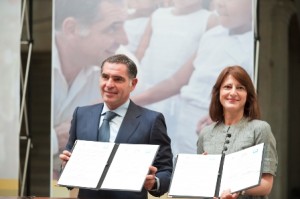 Gobernador de Oaxaca y representante de la UNICEF