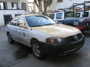 En este vehículo se cometió el asalto