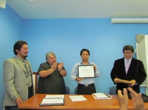 Dan diplomado en la UABJO