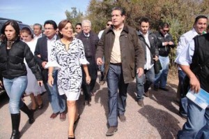 Foto archivo: Josefina Vázquez Mota en acto de campaña en Oaxaca 