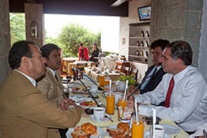 Líderes de cámaras locales