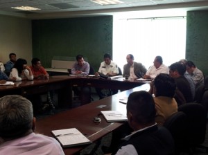 Reunión con autoridades municipales