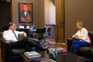 Reunión en Palacio de Gobierno