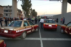 Operativo contra transporte público