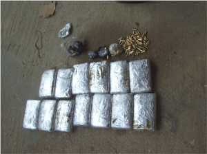 Los ocultaban en una llanta de rafacción