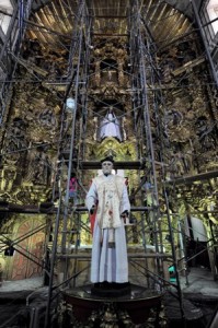 Restauración del retablo principal