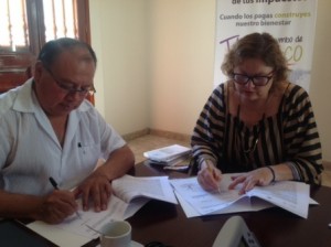 Titulares de PRODECON y CANACOPE