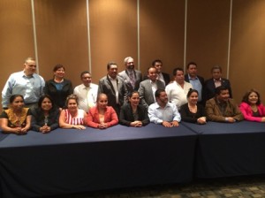 Diputados de la coalición PRD, PAN, PT y PUP