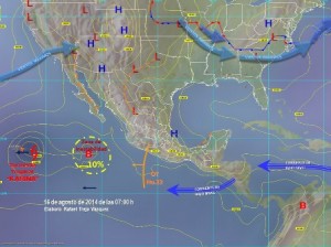 Lluvias fuertes a muy fuertes