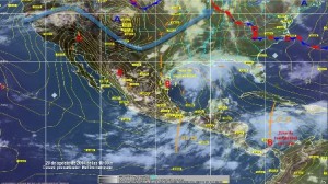 Lluvias intensas en el sur-sureste