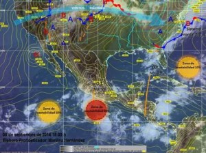 Persistirán las lluvias