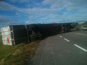 Volcadura de trailer