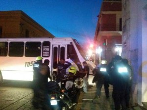 Bloquearon el Centro Histórico