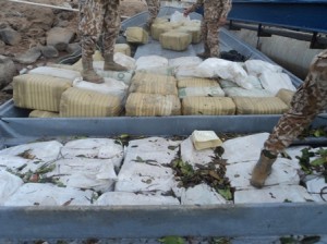 La transportaban en una lancha