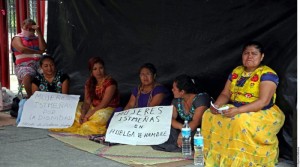 Mujeres huelga de hambre Juchitán Cámra de Dip