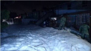 Lluvia y granizada afectan Coacalco y Ecatepec