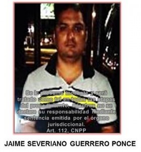 Presunto secuestrador