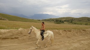 Zautla carrera de caballos