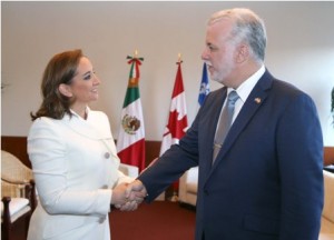 Claudia Ruiz Massieu - Philippe Couillard