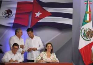 Claudia Ruiz Massieu y Bruno Rodríguez