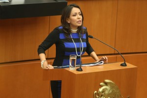 MÉXICO D.F. 22ENERO2015.- Mariana Benitez Tiburcio, subprocuradora Jurídica y de Asuntos Internacionales, durante su ponencia en las audiencias publicas en materia de seguridad y justicia realizado en el senado de la república. FOTO: SAÚL LÓPEZ /CUARTOSCURO.COM
