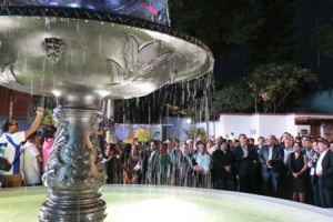 “A nombre de la población oaxaqueña agradezco al gobernador las obras de mejoramiento realizadas", dijo Villacaña Jiménez