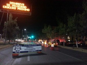 El operativo en la ciudad de Oaxaca