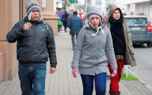 Bajas temperaturas y lluvias