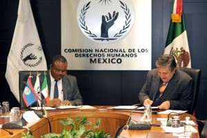 Lionel Arzú, agradeció el intercambio de experiencias y conocimientos, y el apoyo que recibirán de la CNDH