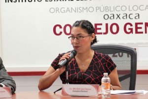 presidenta de la Comisión de Quejas y Denuncias del IEEPCO