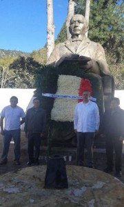 Gerardo Gutiérrez Candiani en San Pablo Guelatao