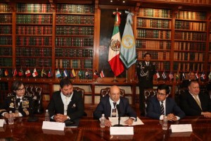 El comisionado General de la Policía Federal, Enrique Francisco Galindo Ceballos, tomó posesión del cargo.