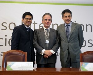 Eber Betanzos; Miguel Ruiz Cabañas y Antonio Mazzitelli.