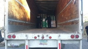 Los paquetes arrojaron un peso de cuatro mil kilogramos.