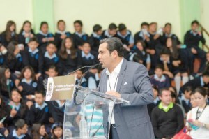 La campaña inició en la Escuela Secundaria Técnica 64 de esta ciudad.