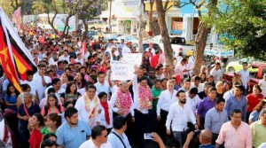 Robles Montoya agradeció el espacio otorgado por el PT para ser su candidato a gobernador.