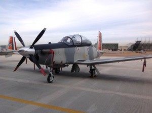 Los aviones Texan T6-C pueden alcanzar una velocidad de hasta 500 kilómetros por hora.