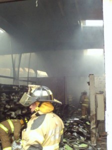 Incendio en bodega de Diconsa
