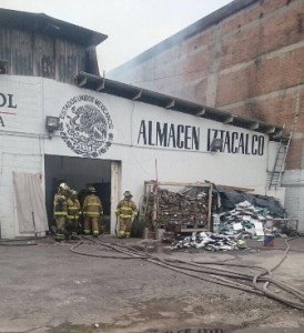 El incendio afectó seriamente el inmueble.