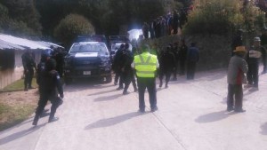 El operativo en las cabañas ecoturísticas de la comunidad Benito Juárez, San Antonio Cuajimoloyas.