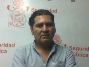 Uno de los detenidos en Oaxaca de Juárez.