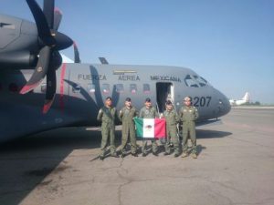 Las actividades se realizarán en una aeronave tipo “Casa” C-295W de la FAM, tripulada por 3 jefes y 3 oficiales.
