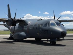 Avión “Casa” C-295W de la Fuerza Aérea Mexicana.