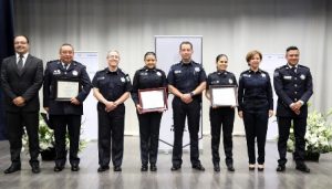 Los tres ganadores competirán en el próximo Concurso Nacional de Oratoria Policial.