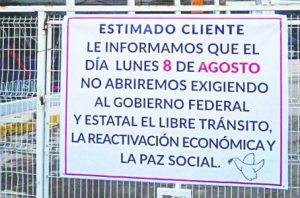 Primer paso del sector empresarial