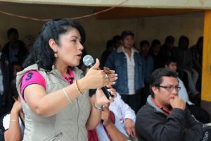 Presidenta de la Comisión de Sistemas Normativos Indígenas