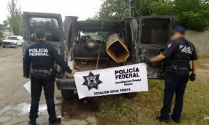 Aparentemente usado para el lanzamiento de paquetes en la línea fronteriza de Sonora.